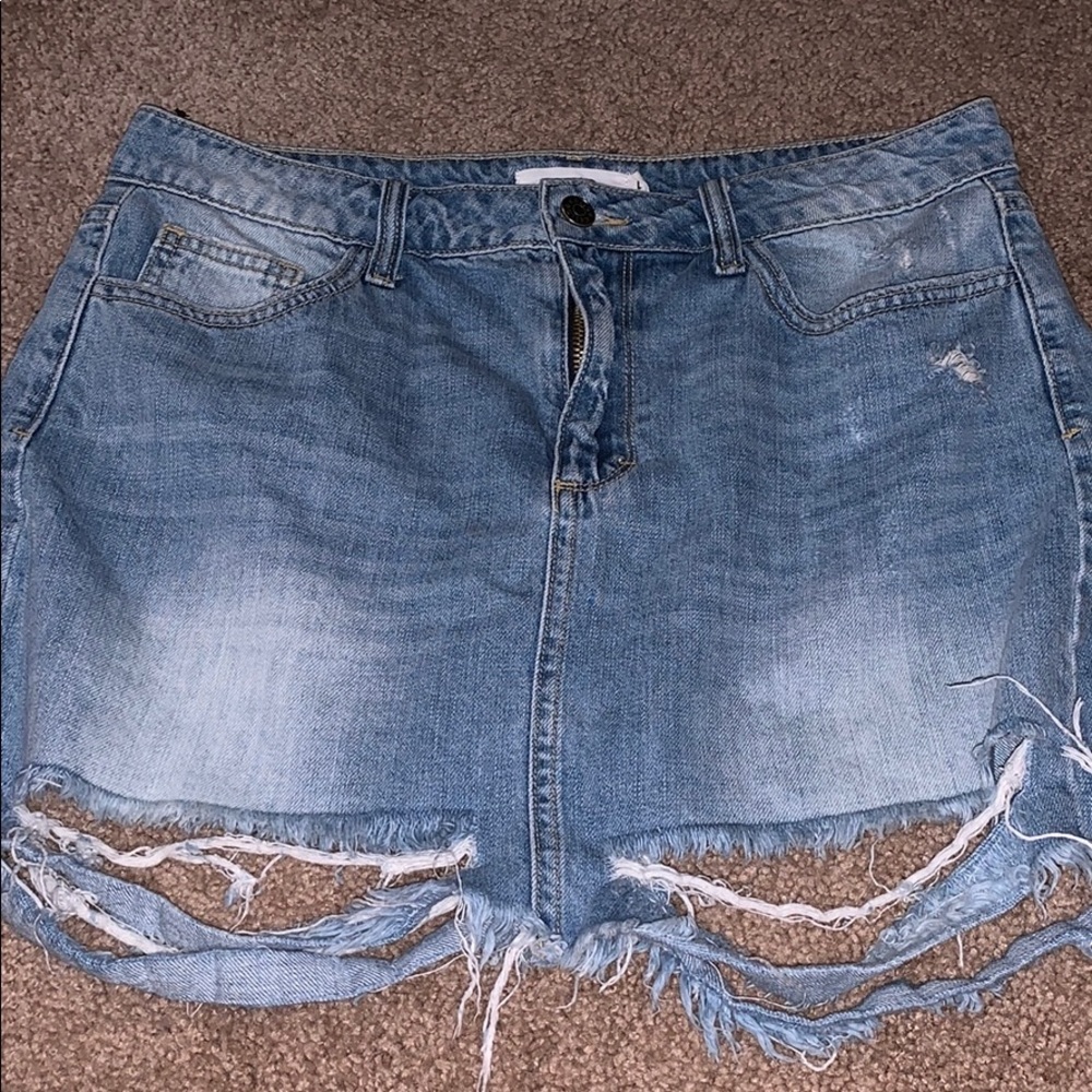 Jean skirt